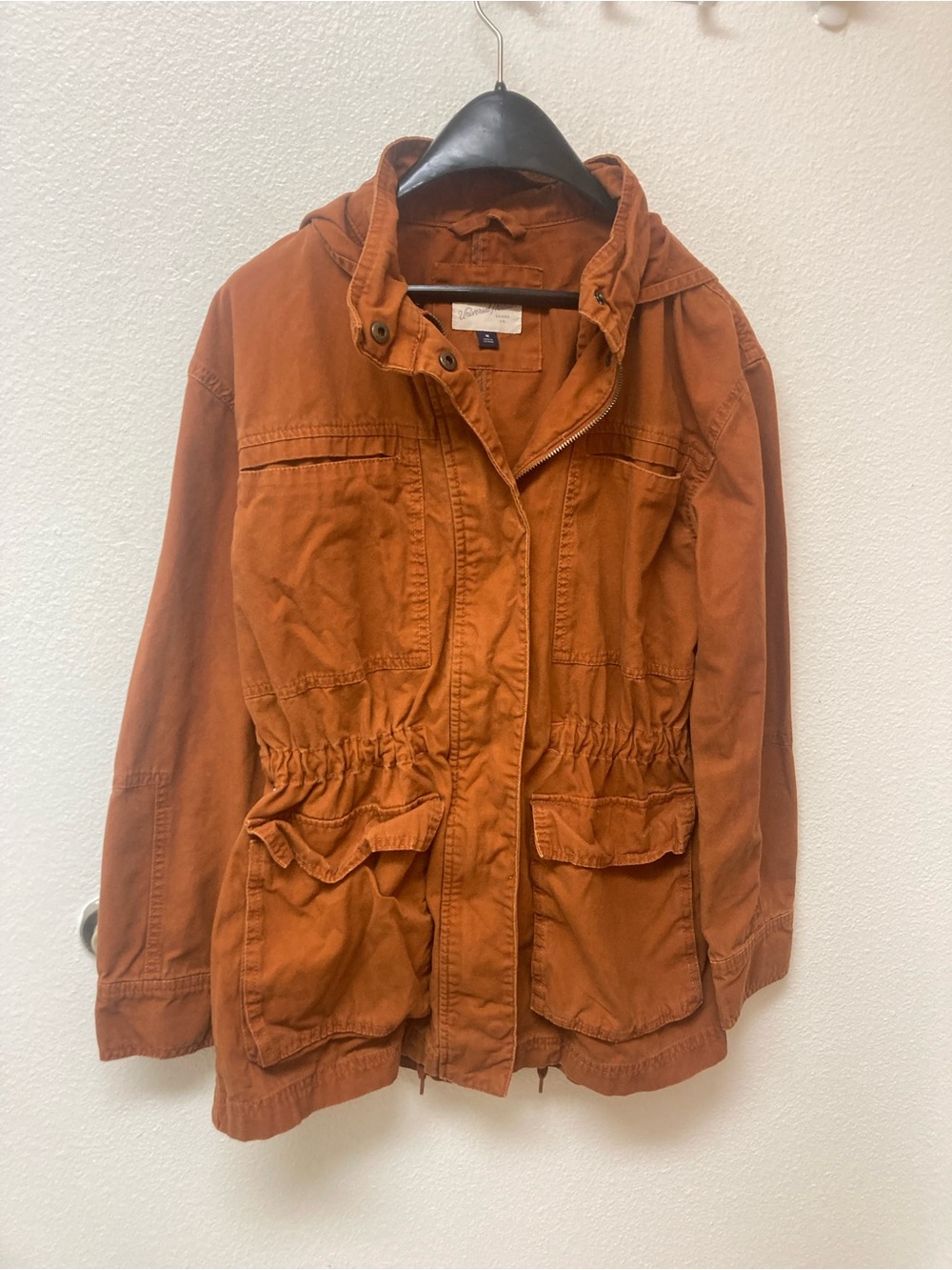 UNIVERSAL THREAD Burnt Orange Everyday Hooded Utility Jacket (M)